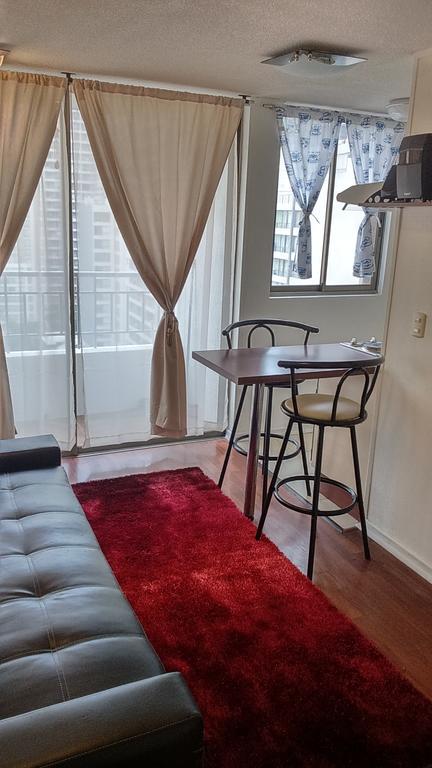 Departamento Paseo Bulnes Metro La Moneda Apartman Santiago Szoba fotó