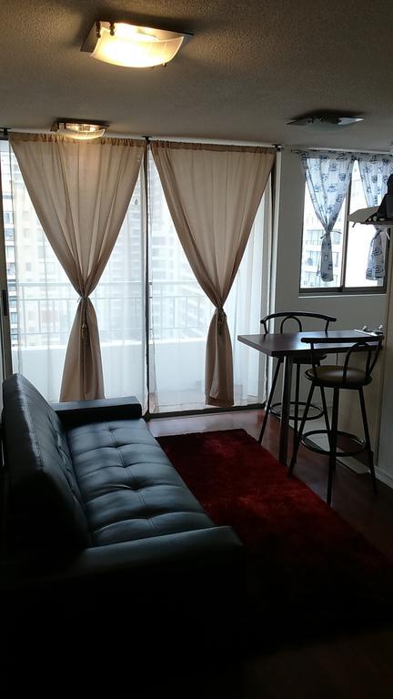 Departamento Paseo Bulnes Metro La Moneda Apartman Santiago Szoba fotó
